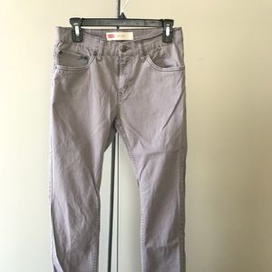 Levis BOY 511 Slim 16REG 28x28 - Light Medium Gray